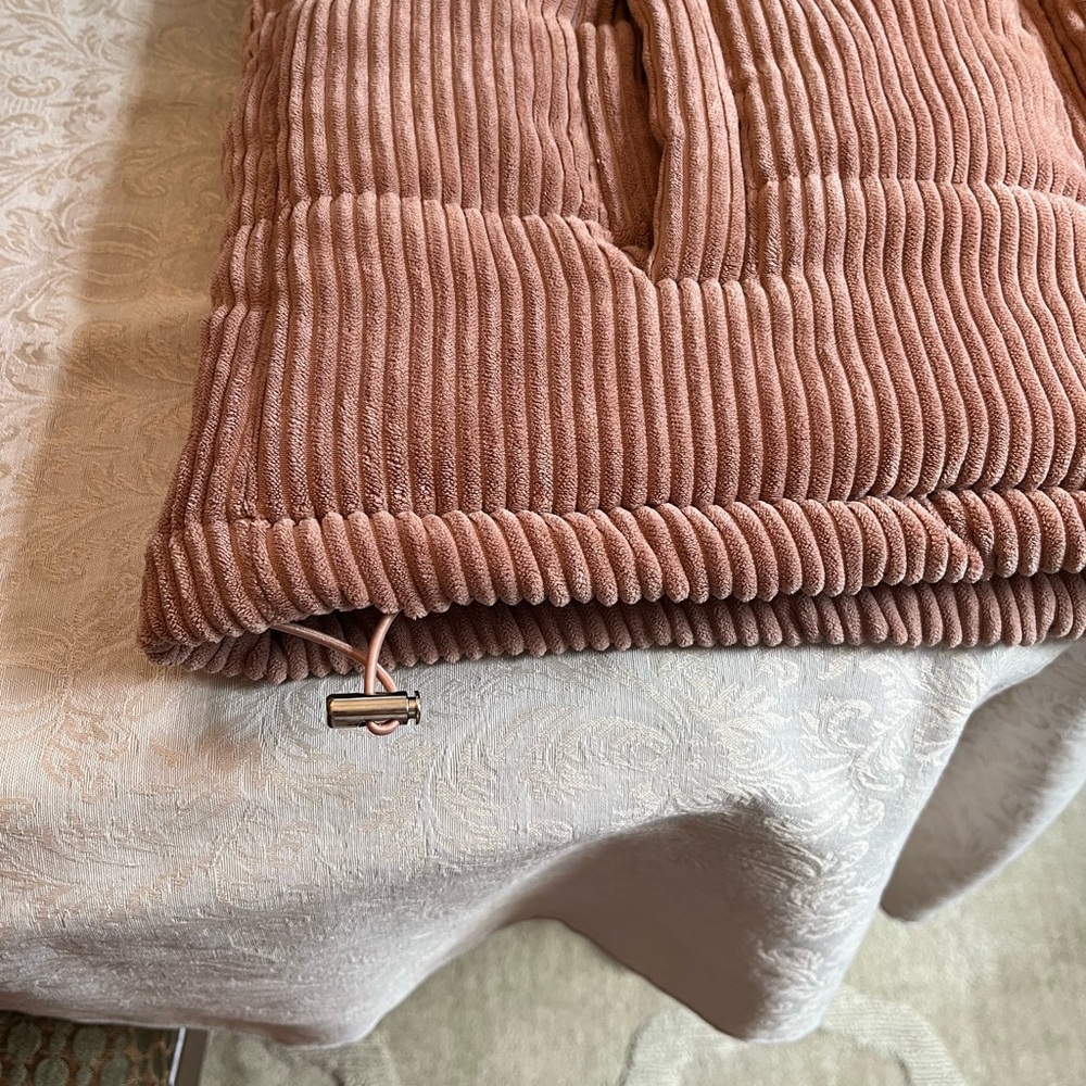7 For All Mankind Blush Corduroy Puffer Jacket